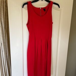 Jcrew Vibrant Red Dress, size 00